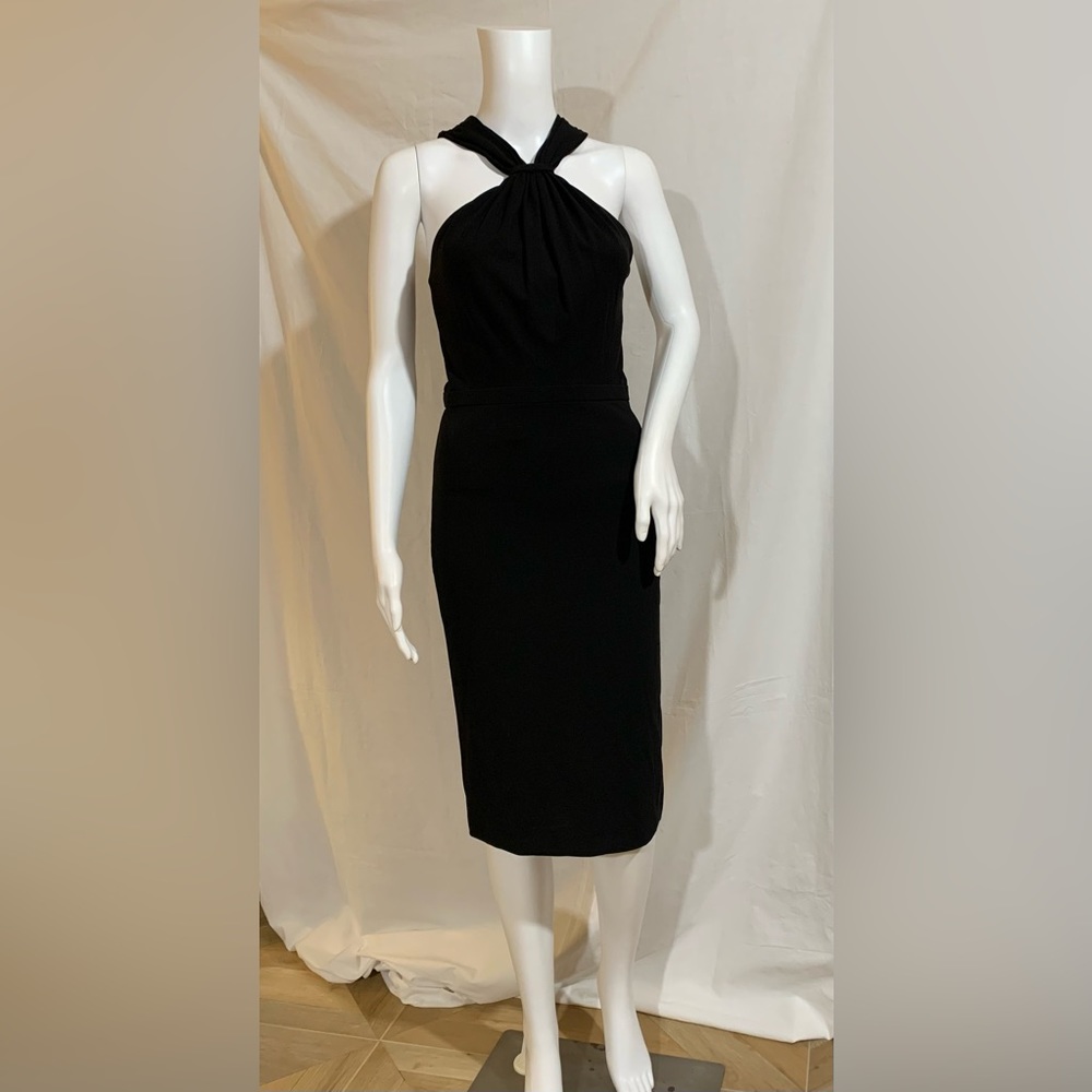 GUCCI halter style classic black dress, like new, size xs